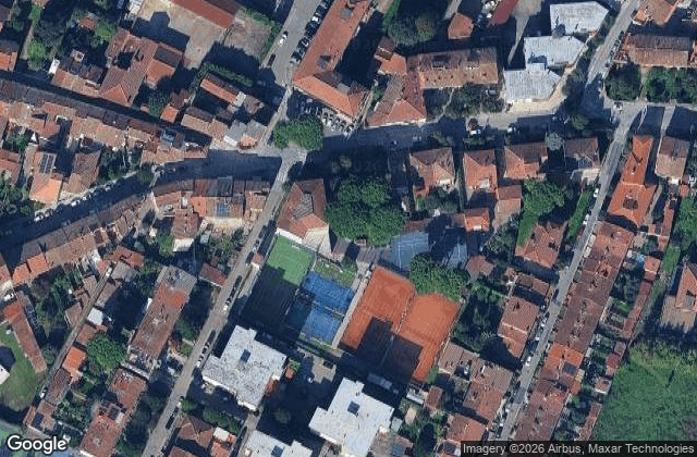 Satellite view of ASD Tennis e Padel Club Quaracchi