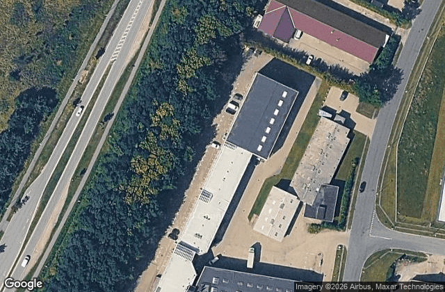 Satellite view of Padelpit Karlslunde