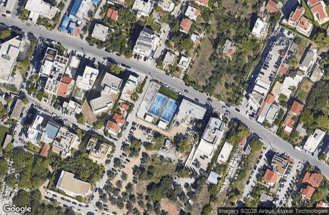 Satellite view of Padel Vibes Marousi