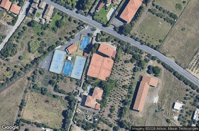 Satellite view of SSD Tennis e Padel Romano