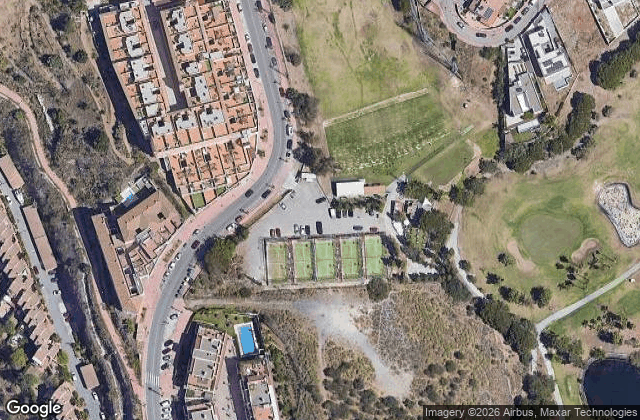 Satellite view of Padel Añoreta Golf
