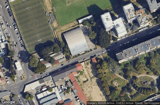 Satellite view of PADEL CLUB BOVISA