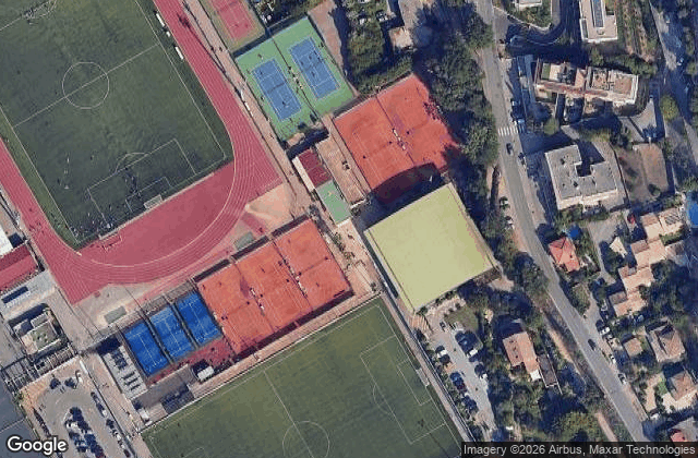 Satellite view of US CAGNES TENNIS | PADEL