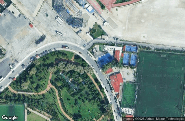 Satellite view of Flisvos Padel Kidom