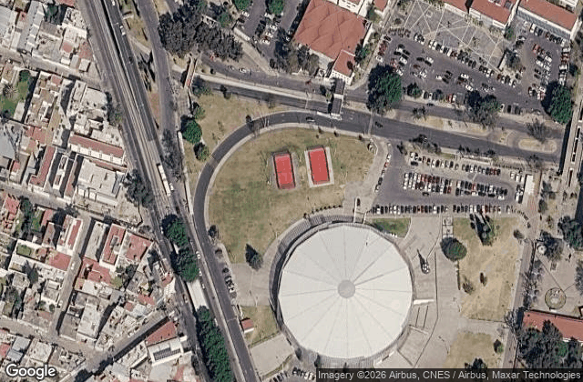 Satellite view of Canchas Padel BUAP