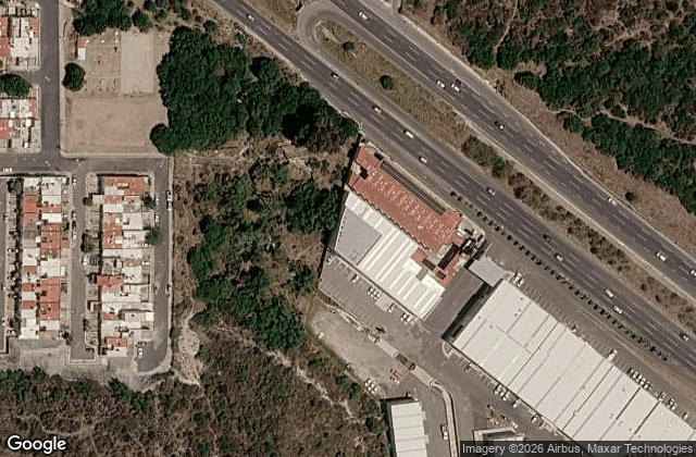 Satellite view of Padel Courts Queretaro