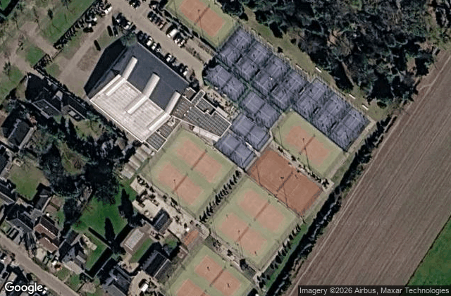 Satellite view of Tennis & Padel De Krekel