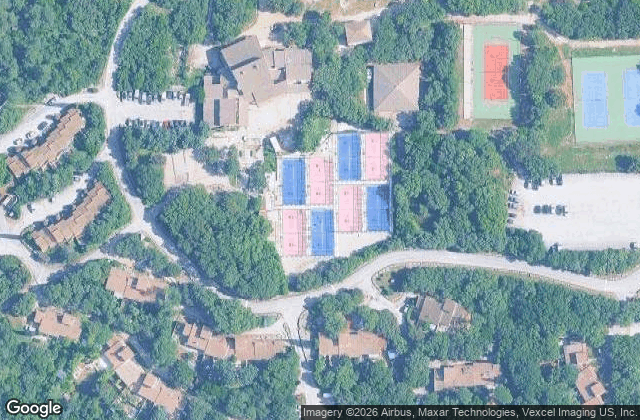 Satellite view of Winwin Padel Club Des Haut De Nimes