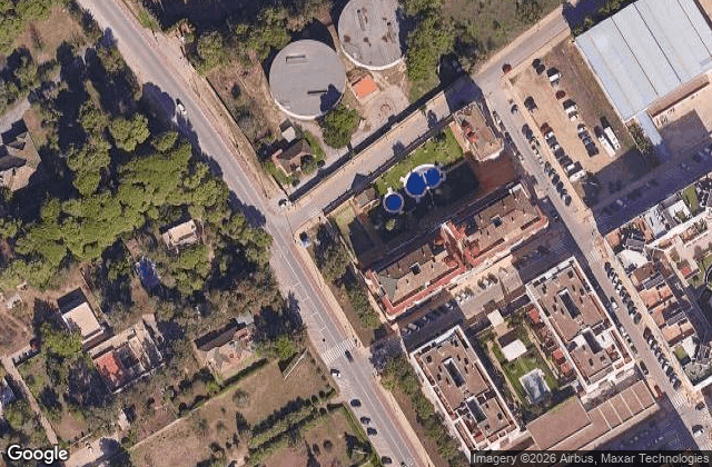 Satellite view of Bristol Padel