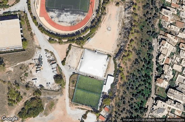 Satellite view of BOUNCE PADEL CHOLARGOS