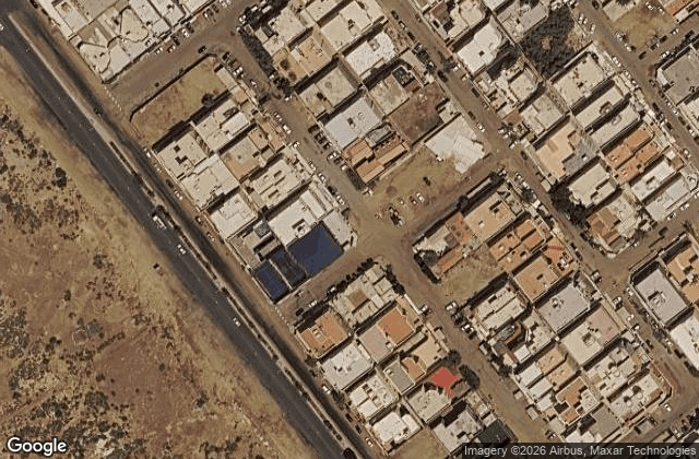 Satellite view of Albeshry padel courts ملاعب البشري بادل