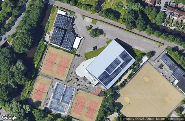 Satellite view of Tennis & Padel Club Daalmeer