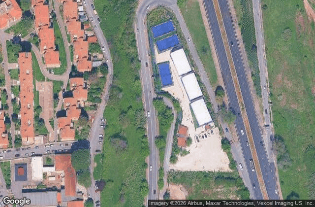 Satellite view of Newton Padel Club
