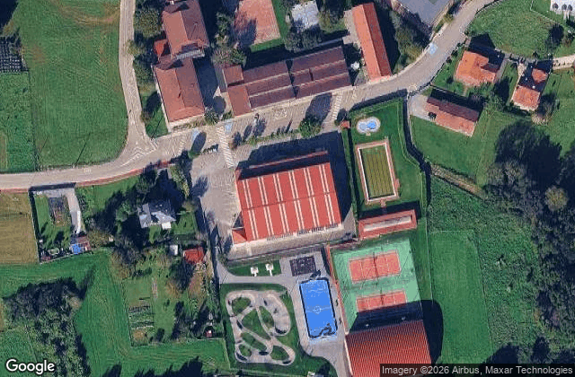 Satellite view of Padel Medio Cudeyo. Solares.