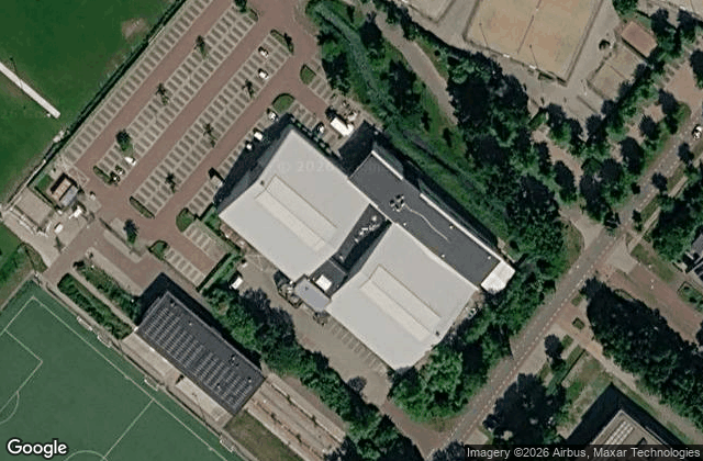 Satellite view of Plaza Padel Heiloo