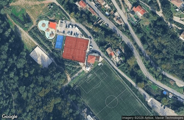 Satellite view of Dynamic'Sports : Padel, Tennis, Trail, Salle Fitness, Beach-Park, Marche Nordique