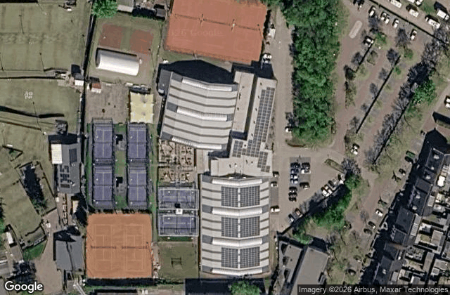 Satellite view of Tennis & Padel Club Coronel Sports