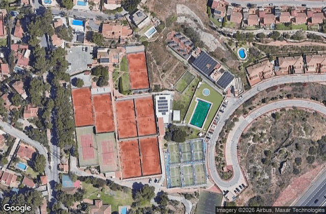 Satellite view of Malaga Padel Clinics