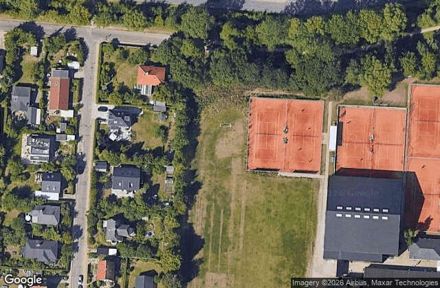Satellite view of Padelbaner ved KFUM Tennis
