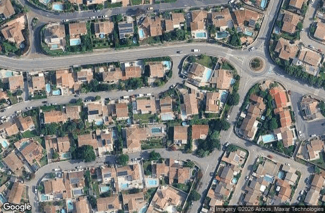 Satellite view of Sol Sportif Padel – Constructeur de terrains de padel Montpellier