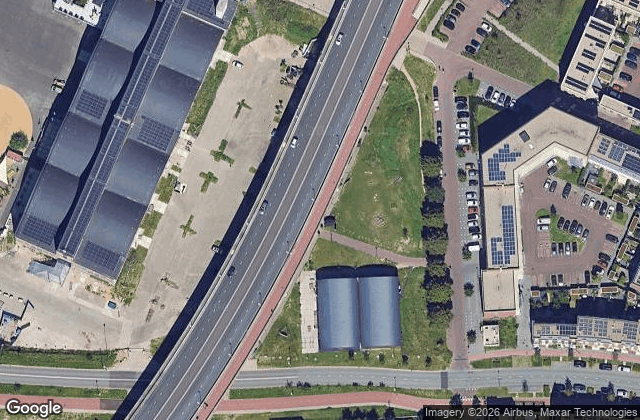 Satellite view of Padel Club Nijmegen 🥎 (onder brug )