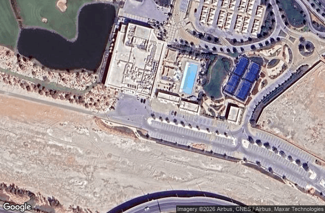 Satellite view of Viya Padel at Yas Acres