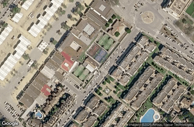 Satellite view of Padeltopía Rota