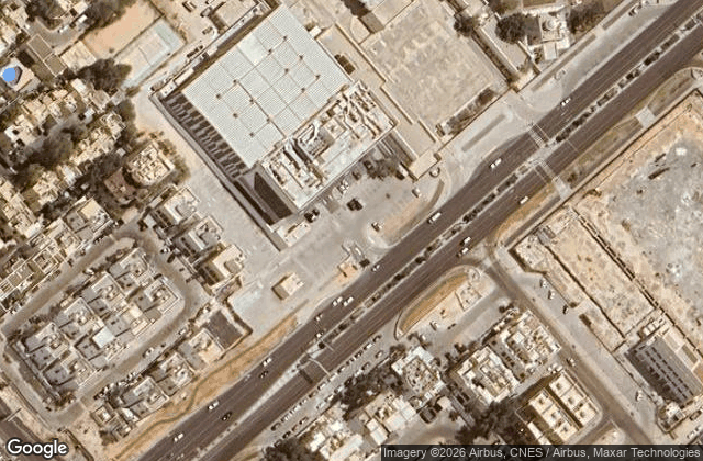 Satellite view of Padel Kingdom Abu Dhabi