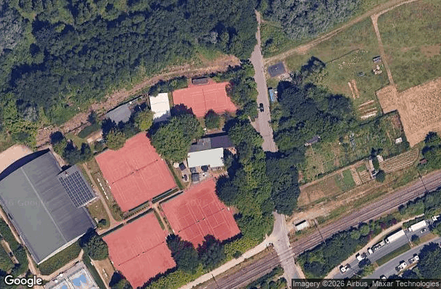 Satellite view of Club Tennis Royal Charles Quint | Tennis, Padel & Boule