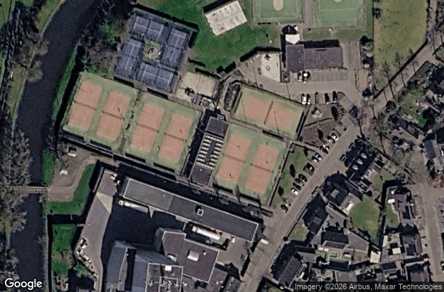 Satellite view of Tennis & Padel Club Hertog Jan