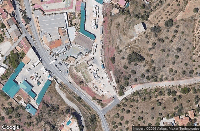 Satellite view of Pistas de Padel Restaurante Jose Carlos