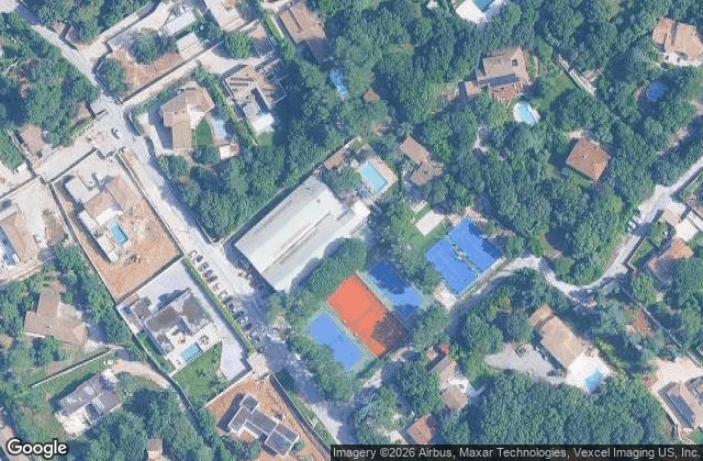 Satellite view of Tennis Padel Carreau de Lanes