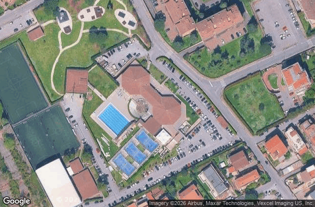 Satellite view of fight club padel
