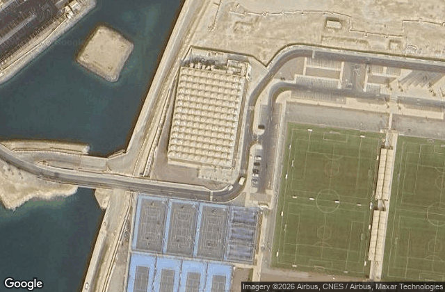 Satellite view of Gaby Reca Padel Academy Abu Dhabi