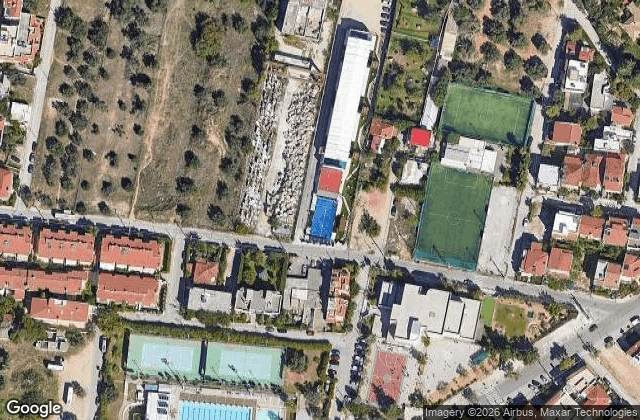 Satellite view of Padel Place Marousi
