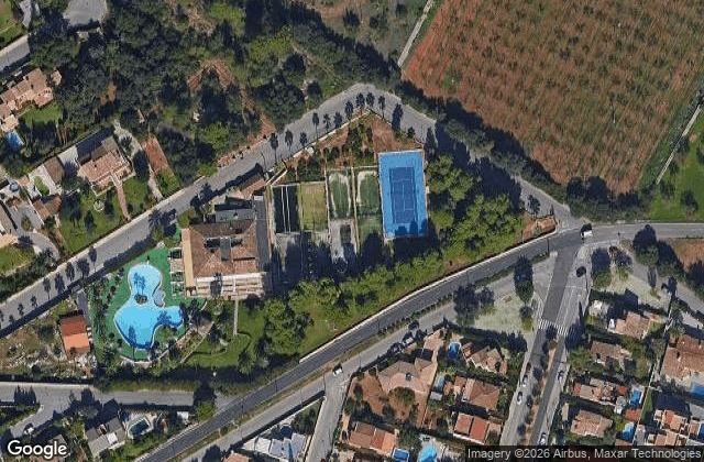 Satellite view of Padelmon Palmanyola Sa Font Seca