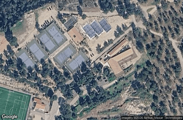 Satellite view of AS Tennis Padel Ceyreste