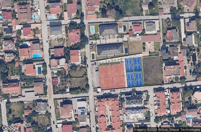 Satellite view of Tennis&Padel Club Varcaturo