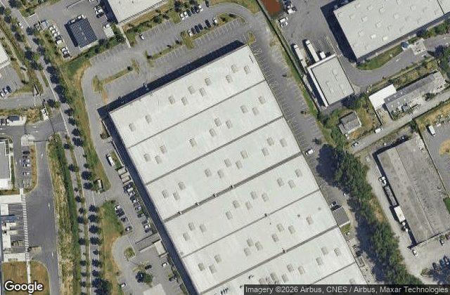 Satellite view of UrbanPadel Toulouse - Sept Deniers