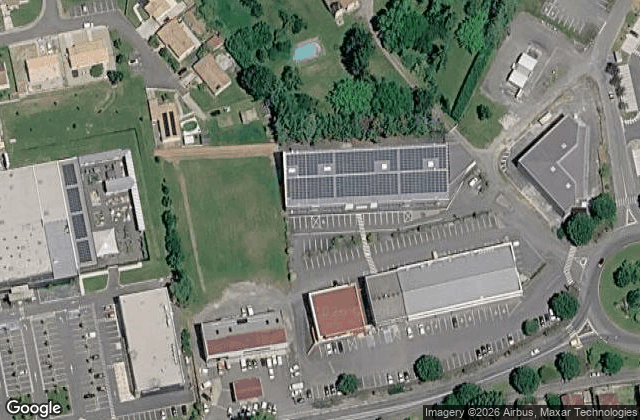 Satellite view of Padel In Graulhet