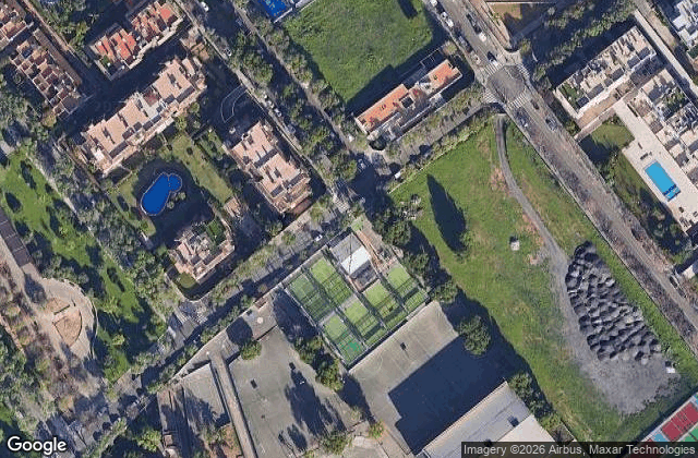 Satellite view of Club Padel Sabor