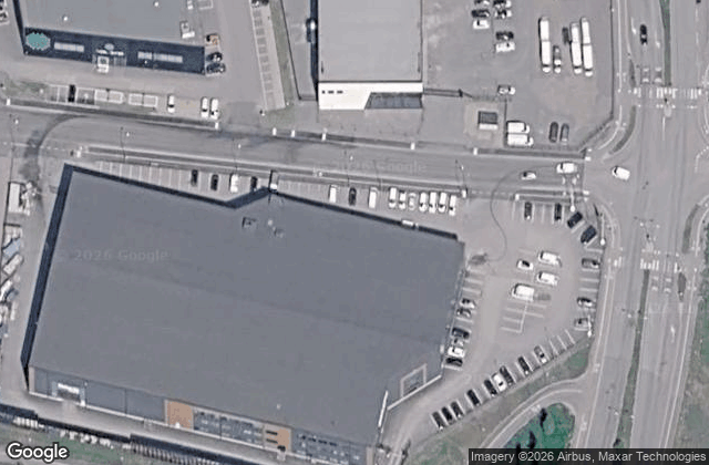 Satellite view of Nordic Wellness Uppsala Fyrislund Padel