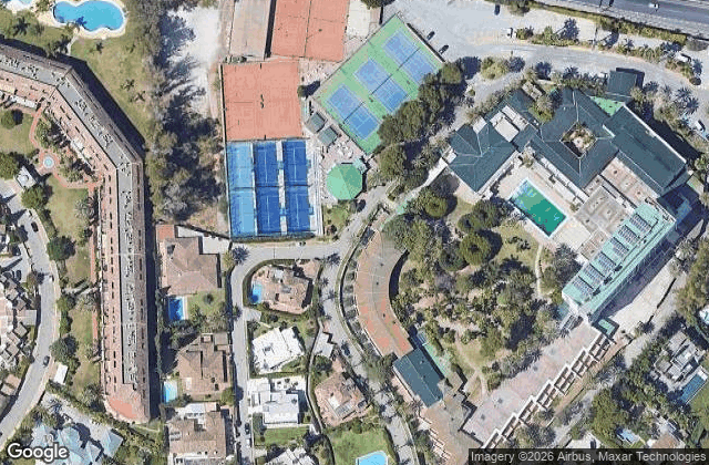 Satellite view of Los Monteros Racket Club | Tennis & Padel