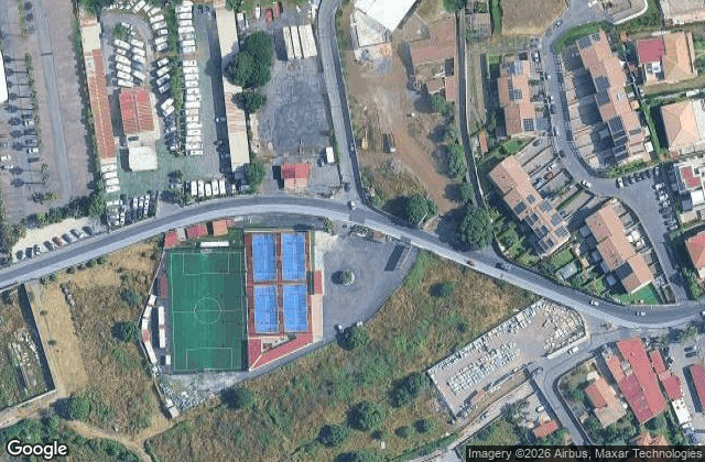 Satellite view of Catania City Padel
