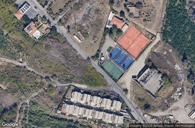 Satellite view of Circolo Tennis e Padel Le Rocce