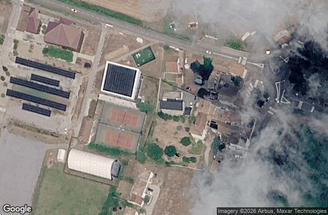 Satellite view of Tennis PADEL Clonas sur Varèze