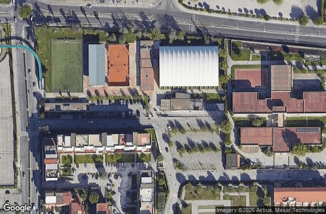 Satellite view of Centro sportivo Anthares academies tennis e padel
