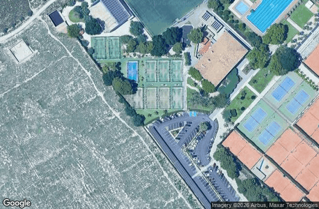 Satellite view of Pistas de padel Alicante