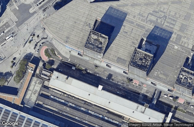 Satellite view of ESCAPAD – Centre d’escalade, restaurant et padel à Lille