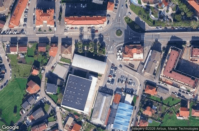 Satellite view of Pistas de padel de Renedo